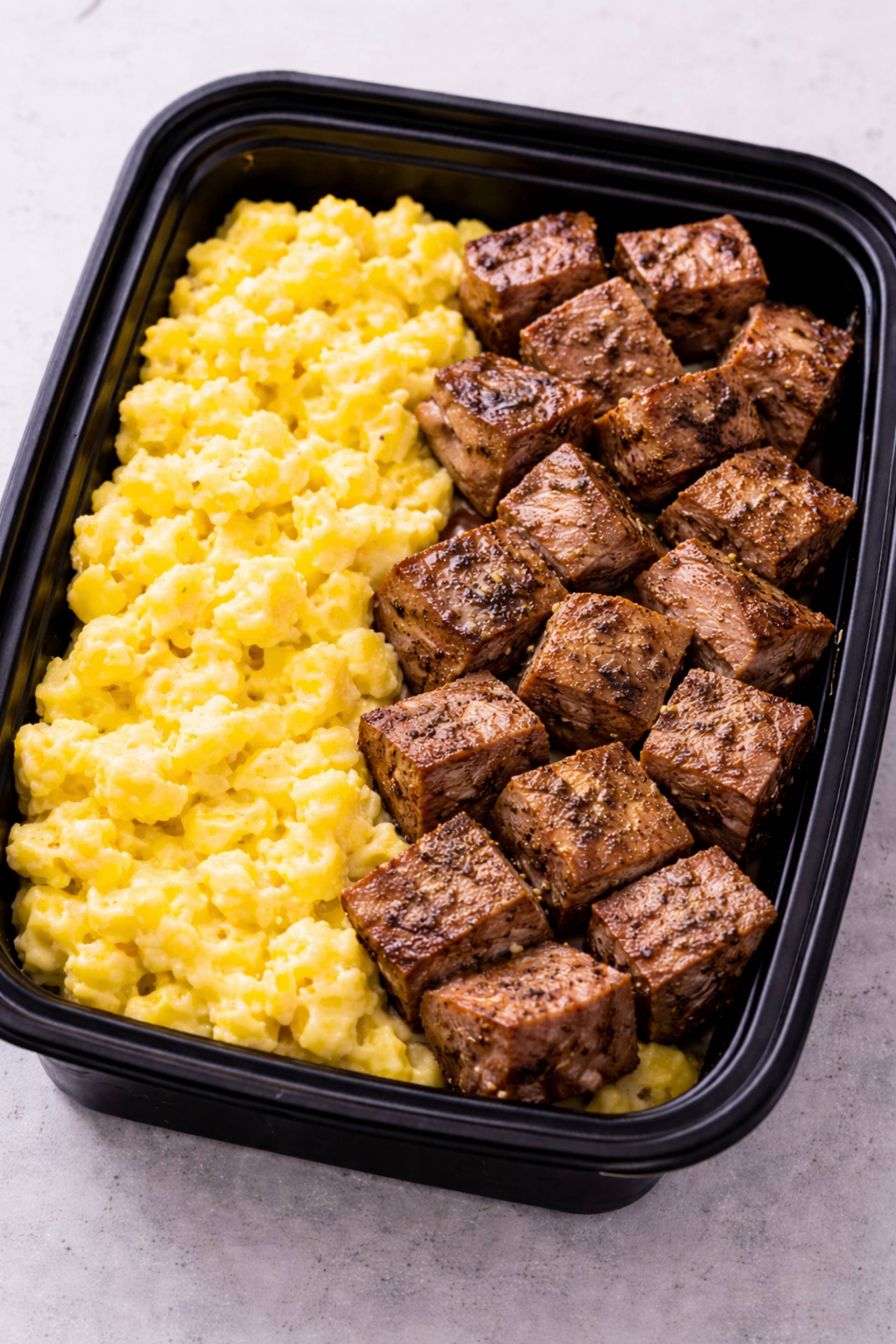 Butter Eggs Sirloin Steak and 8oz